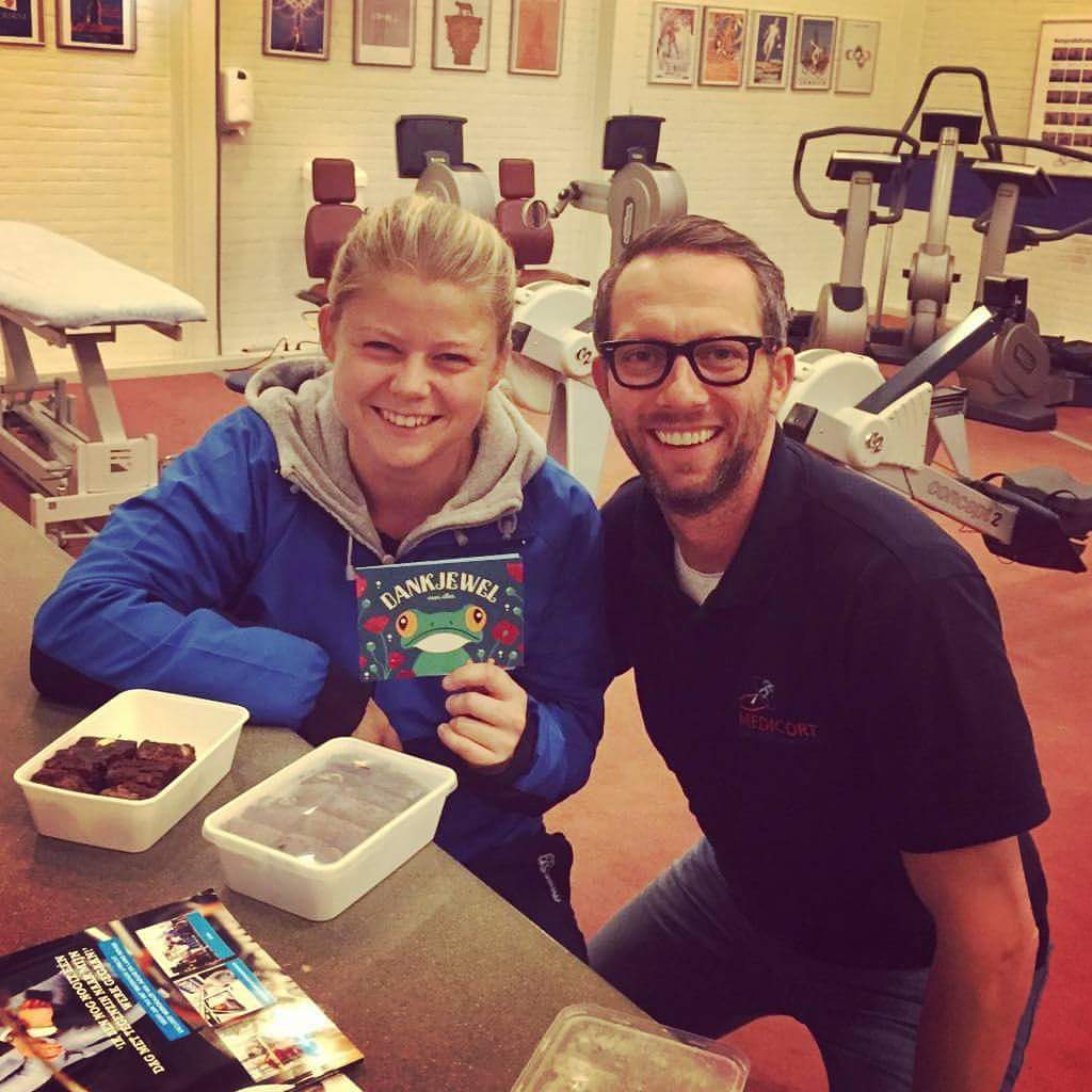 Altijd leuk als collega's bedankt worden door patienten. @pepijnvaningen  #sterkerterug