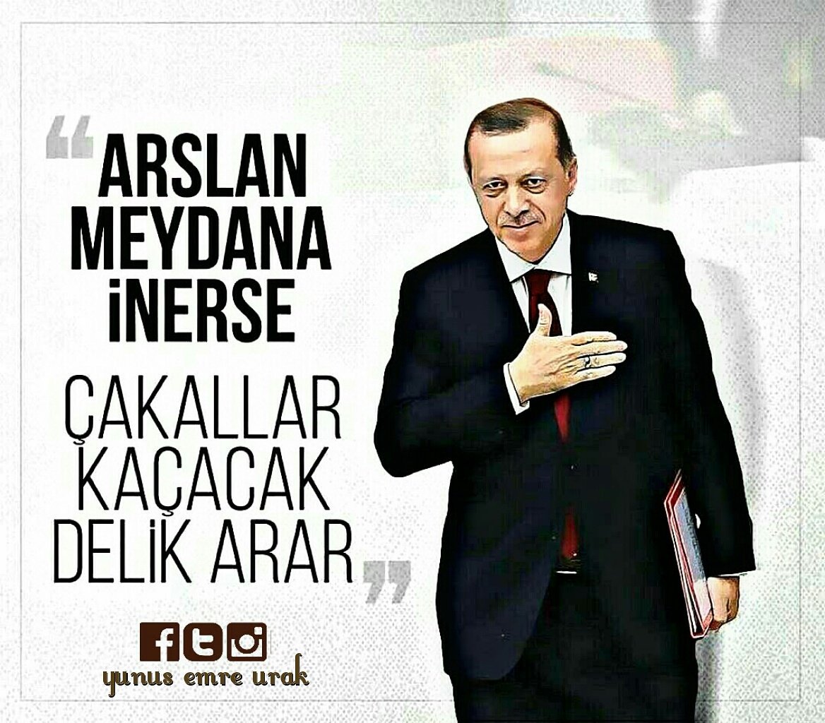 "Arslan Meydana inerse, Çakallar Kaçacak Delik Arar" <a href="/yunusemreurak/">YUNUS EMRE URAK 🚀</a>