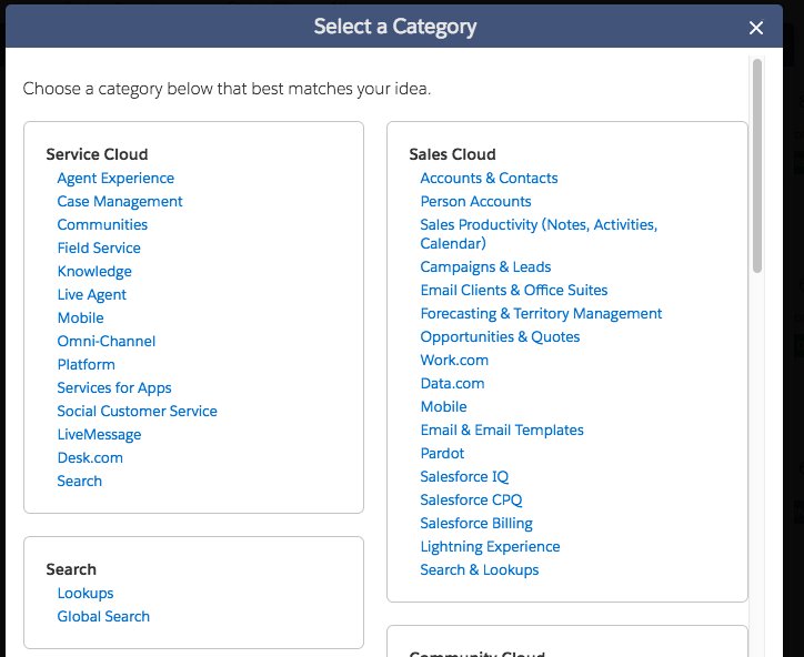 jennytobener's tweet photo. @ericakuhl @salesforce Here's are more shots of the new categories UI. We've grown so much, not all clouds fit on 1 screen! https://t.co/CFZ6BYeudI
