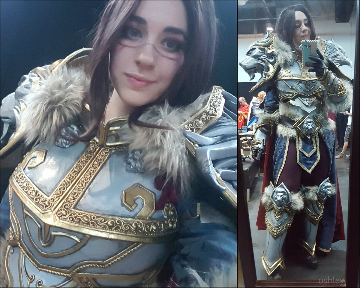 My cosplay debut: Varian Wrynn at Blizzcon! 