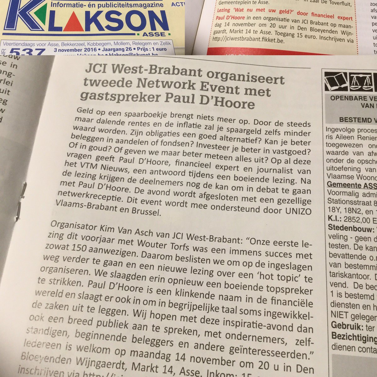 We staan in de Klakson deze week!