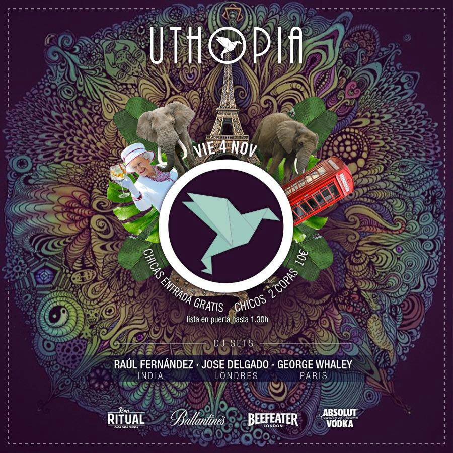 #UTHOPIASEVILLA #VIERNES4

LISTA DE INVITADOS MANU DONOVAN DE 00:00 A 01:30 !!

+INFO: 671382691 WHATSAPP
