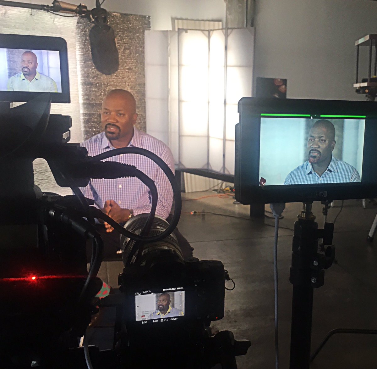 It was so great having <a href="/bkdefend/">Billy King</a> in our studio today! Thank you for hanging with us! #inspiringpeople #GreatestDefender #DukeCaptain