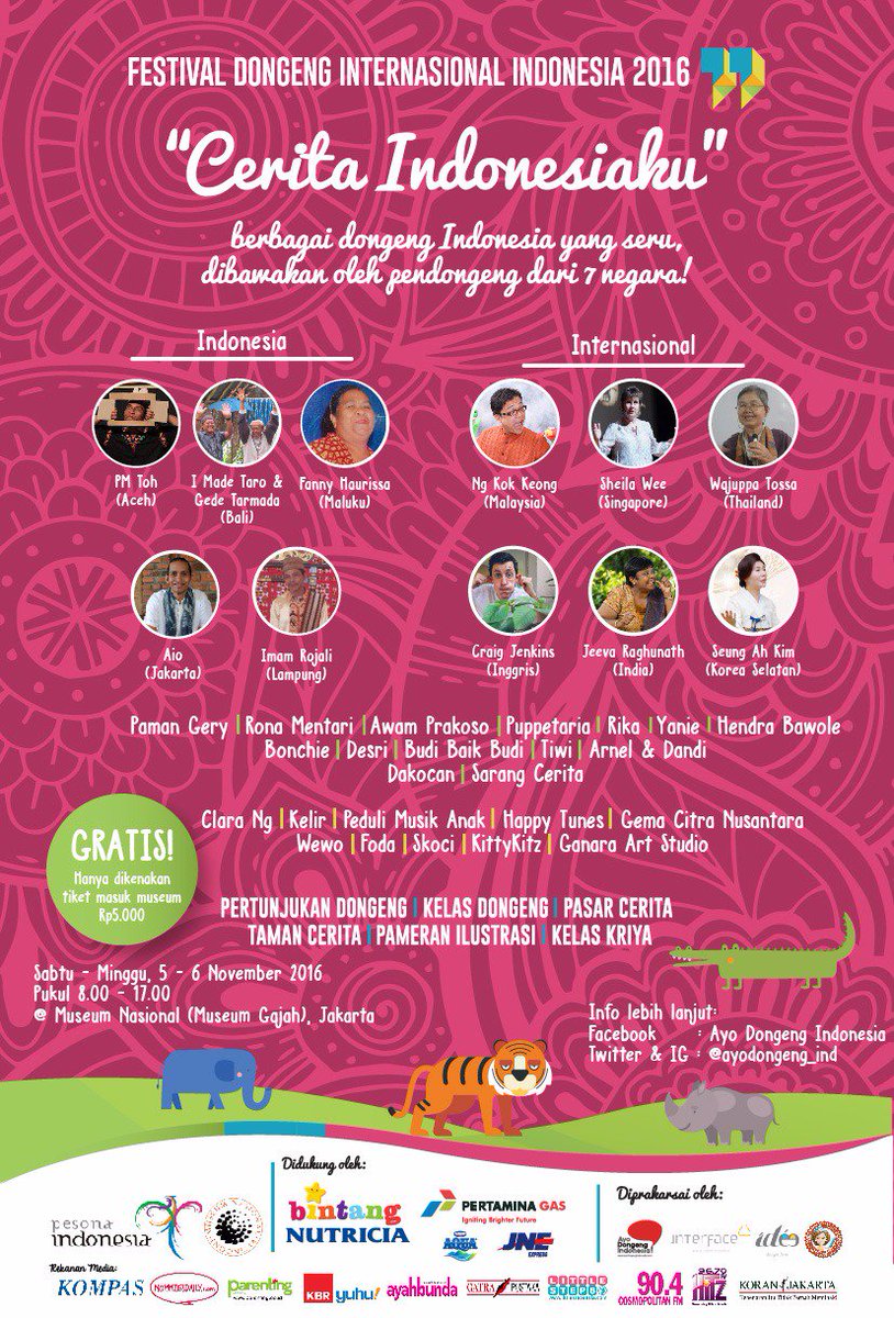 deeramli's tweet photo. Hari ini di Museum Nasional #FDII2016 akan tetap dimulai demi anak-anak Indonesia.
info: https://t.co/V7knpUHBJA https://t.co/brt8I7NmdG