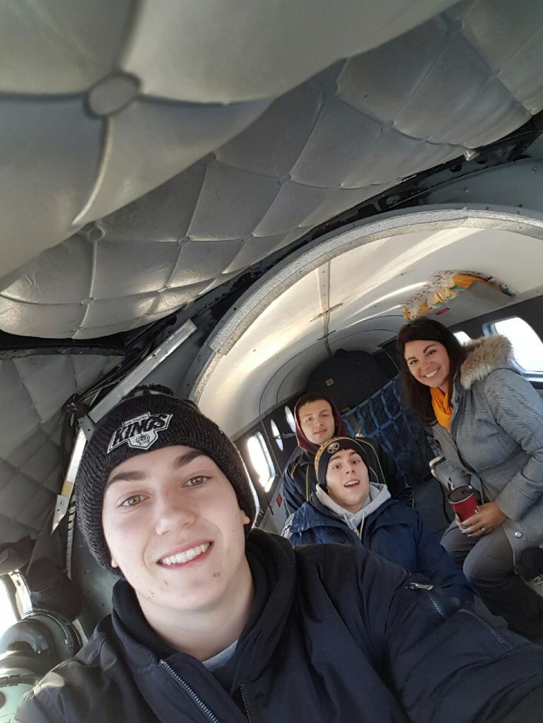 FF_Lakers's tweet photo. The plane ride to Windigo... https://t.co/aYi4g3dsrD