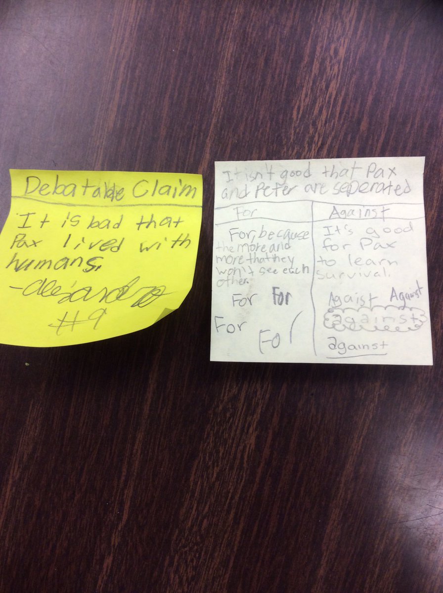 AcaciaDiLuigi's tweet photo. Rm. 8 scholars writing debatable claims for Pax. Join the debate:). #PAXSlowChat #GRAPAX @AcaciaPandas #GRAPaxChat https://t.co/mCmCbf5Grt
