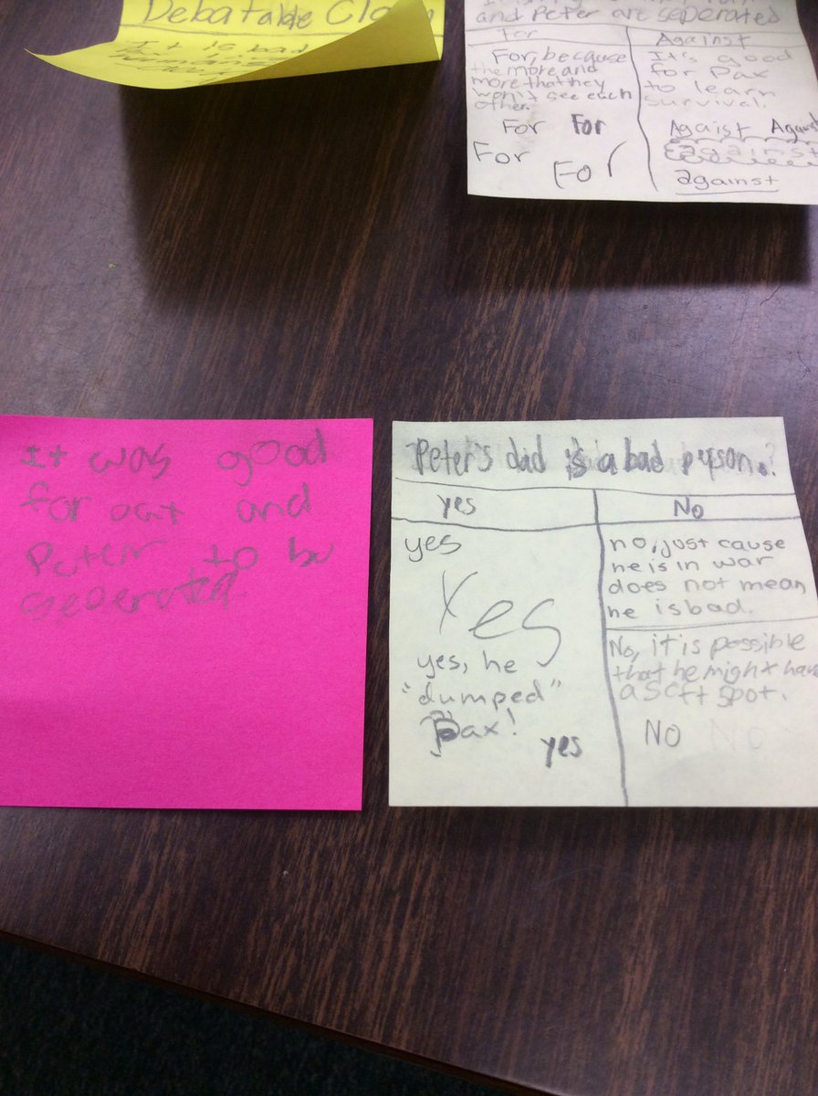 AcaciaDiLuigi's tweet photo. Rm. 8 scholars writing debatable claims for Pax. Join the debate:). #PAXSlowChat #GRAPAX @AcaciaPandas #GRAPaxChat https://t.co/mCmCbf5Grt
