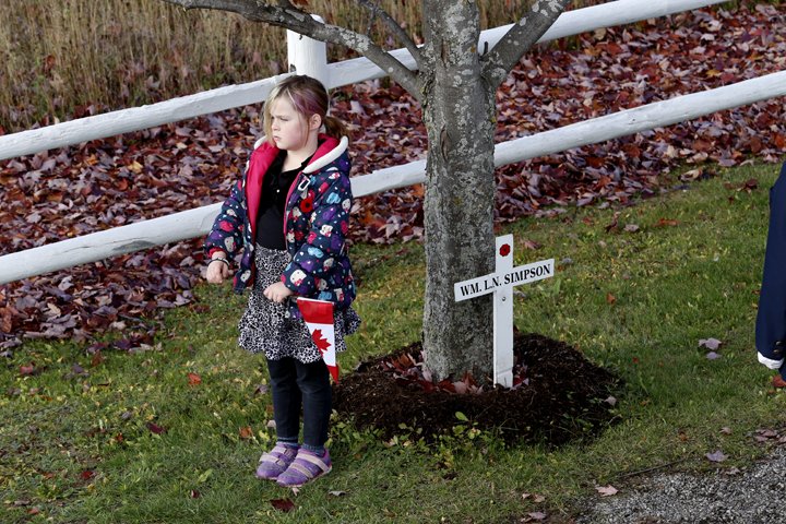 DarcyCheek's tweet photo. Photo page in #RandT Sat. and gallery online for #RemembranceRoad ceremony in Mallorytown https://t.co/9VIlnXlphg