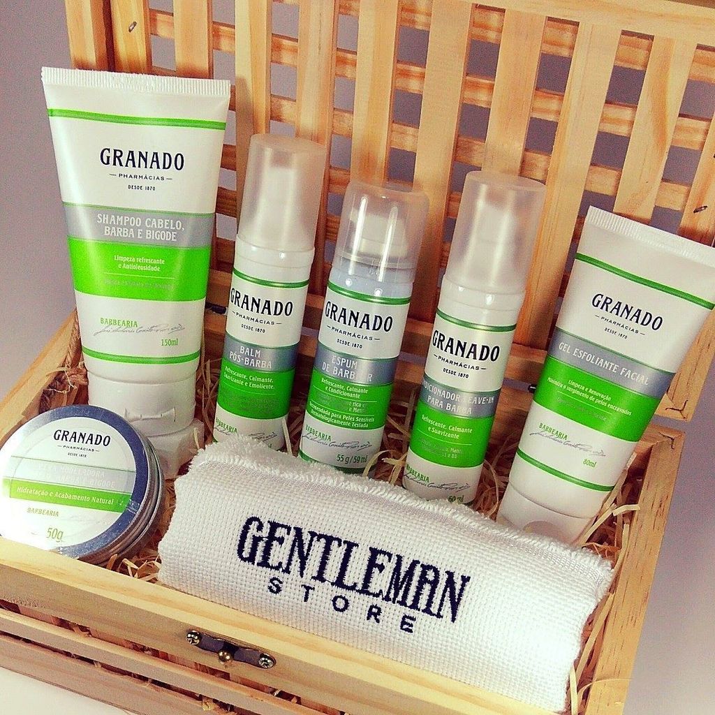 StoreGentleman's tweet photo. A Granado entrou de vez no mundo da barba! Chegaram os novos produtos da linha Barbearia G… https://t.co/5GMuPnFvMw https://t.co/hea3tsagSL