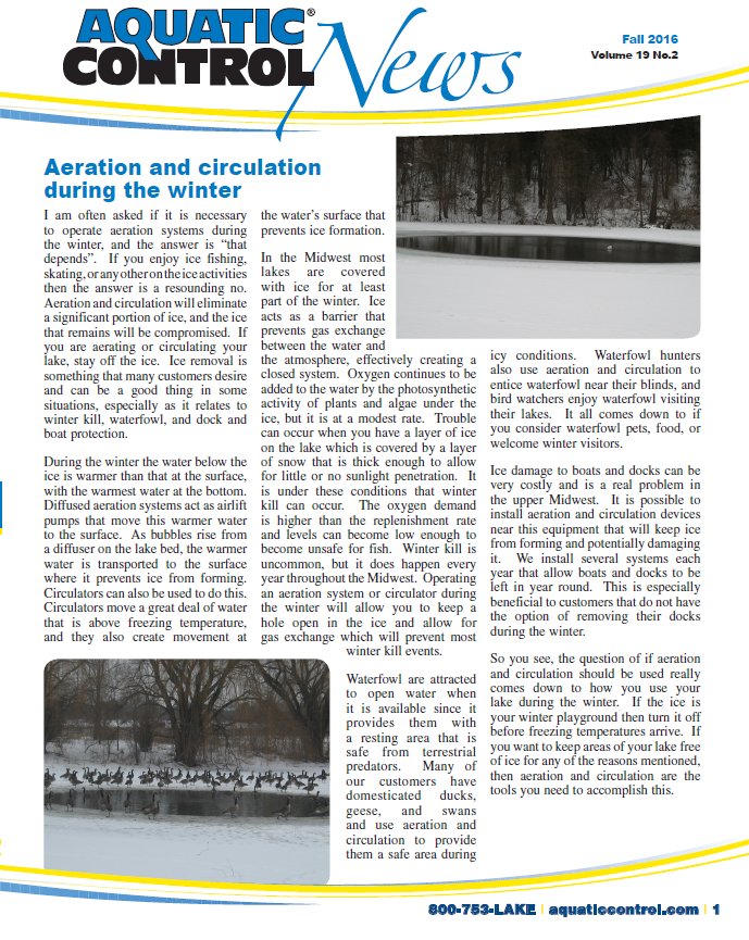Aquatic_Control's tweet image. Be on the lookout for our latest newsletter. If you are not on the mailing, then send us a message with your address! #PondManagement