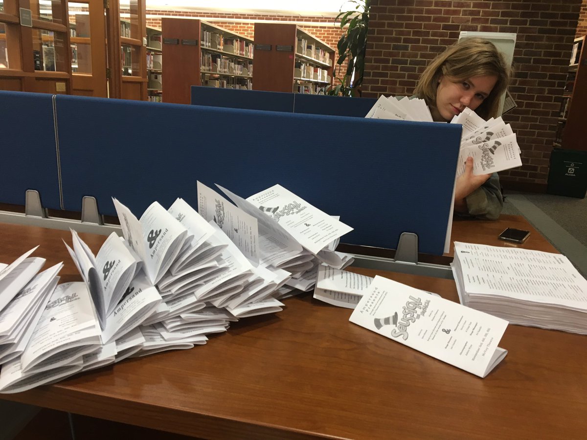 AmpersandSTC's tweet photo. Don't make us fold all these for nothing, come see the show! https://t.co/1FkZMQRuf4