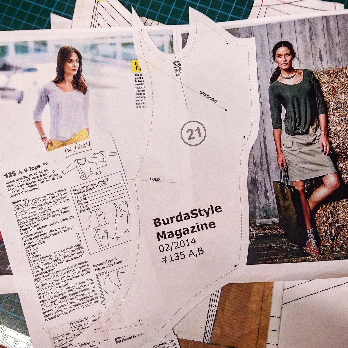 ClaireSews's tweet photo. #bpSewvember DAY 4: FUN. Playing with shrunken @BurdaStyleUK 135 A/B issue 02/2014. #sewing https://t.co/qFI7Ok1flR https://t.co/yBXBnCjpok