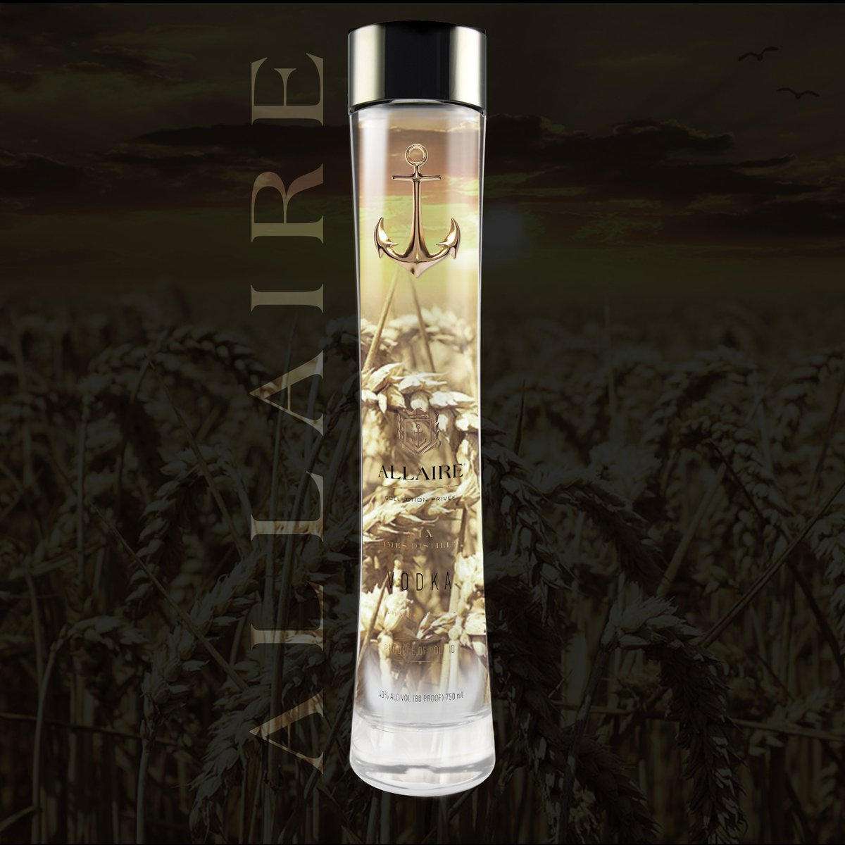 AllairePrivee's tweet photo. From the heart of the golden polish plains, to some lucky connoisseurs. #Allaire #Poland #Vodka #LuxurySpirits #ClearlyTheBest https://t.co/7znYqJNMFA