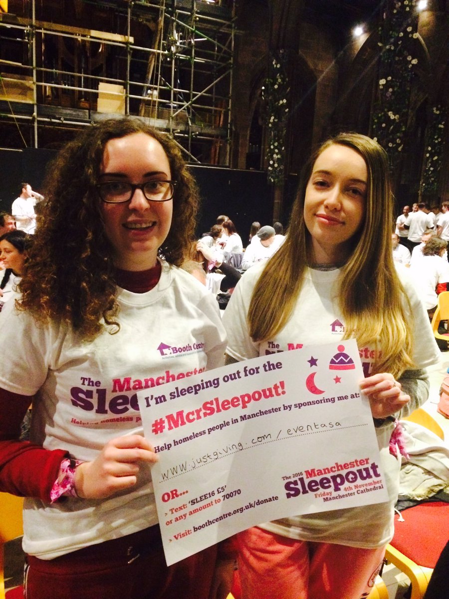 EventasaMMU's tweet image. We're all registered and ready for the sleepout tonight!! @BoothCentre