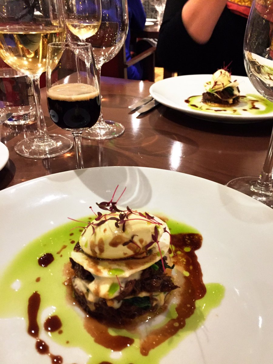 BittenMag's tweet photo. The wonderful @DaveJCritchley strikes again. Pork cheek lasagne with wasabi. Devine. @hopestreethotel https://t.co/cKijFwnnO5