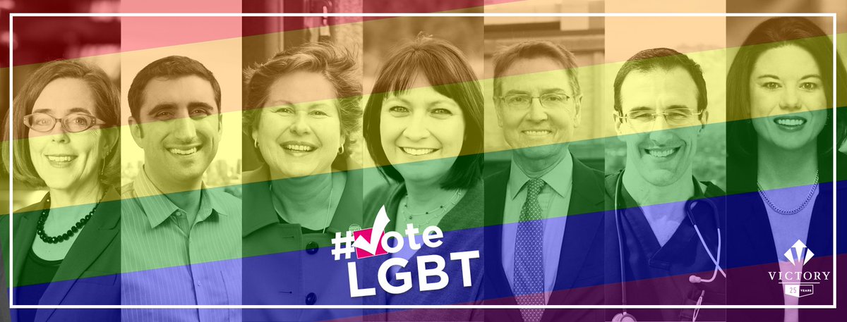 VictoryFund's tweet photo. Vote for an LGBT candidate this cycle. Check out the full list of our 135 endorsed LGBT candidates: https://t.co/vOuBePIsrL #VoteLGBT https://t.co/QFsQuQjfPw