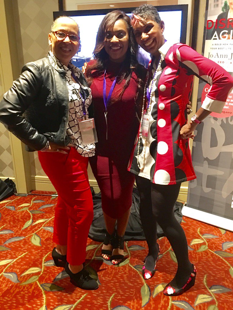 AARPBlackCom's tweet image. On duty @beblogalicious #Blogalicious8 #AARPHereWithYou