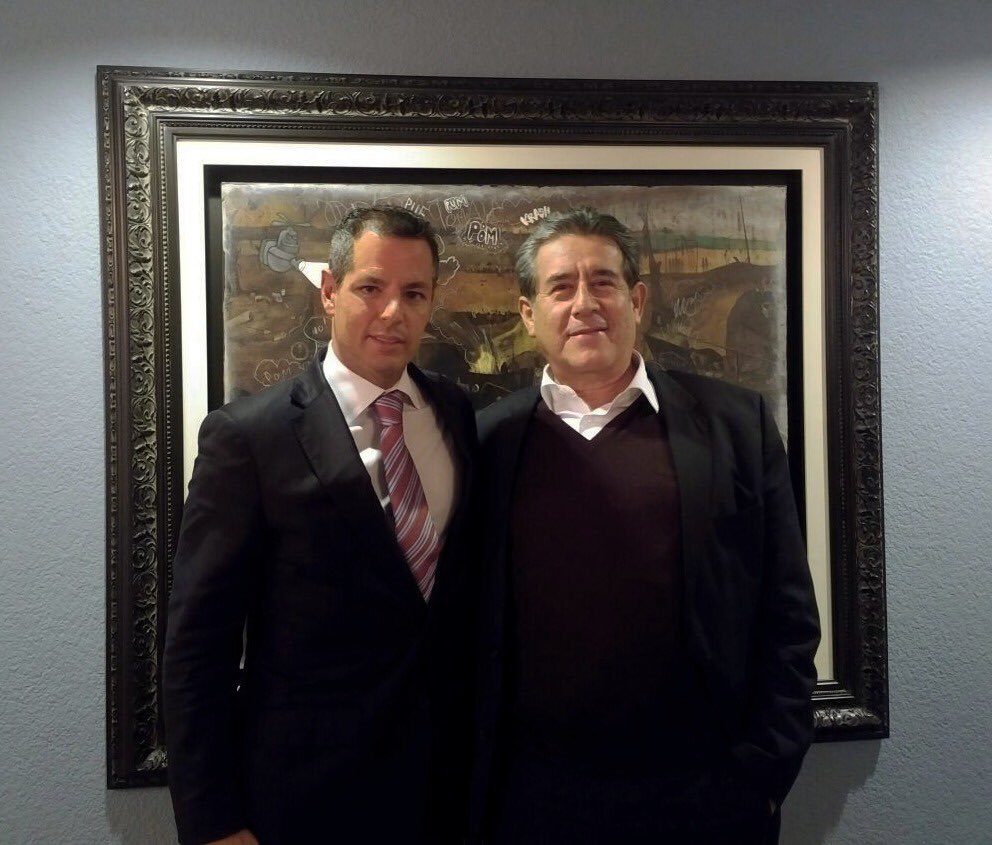 alejandromurat's tweet photo. Tuve el gusto de intercambiar ideas sobre el desarrollo de Oaxaca con el ex gobernador, @DiodoroCarrasco. https://t.co/3DduDB2Fxm
