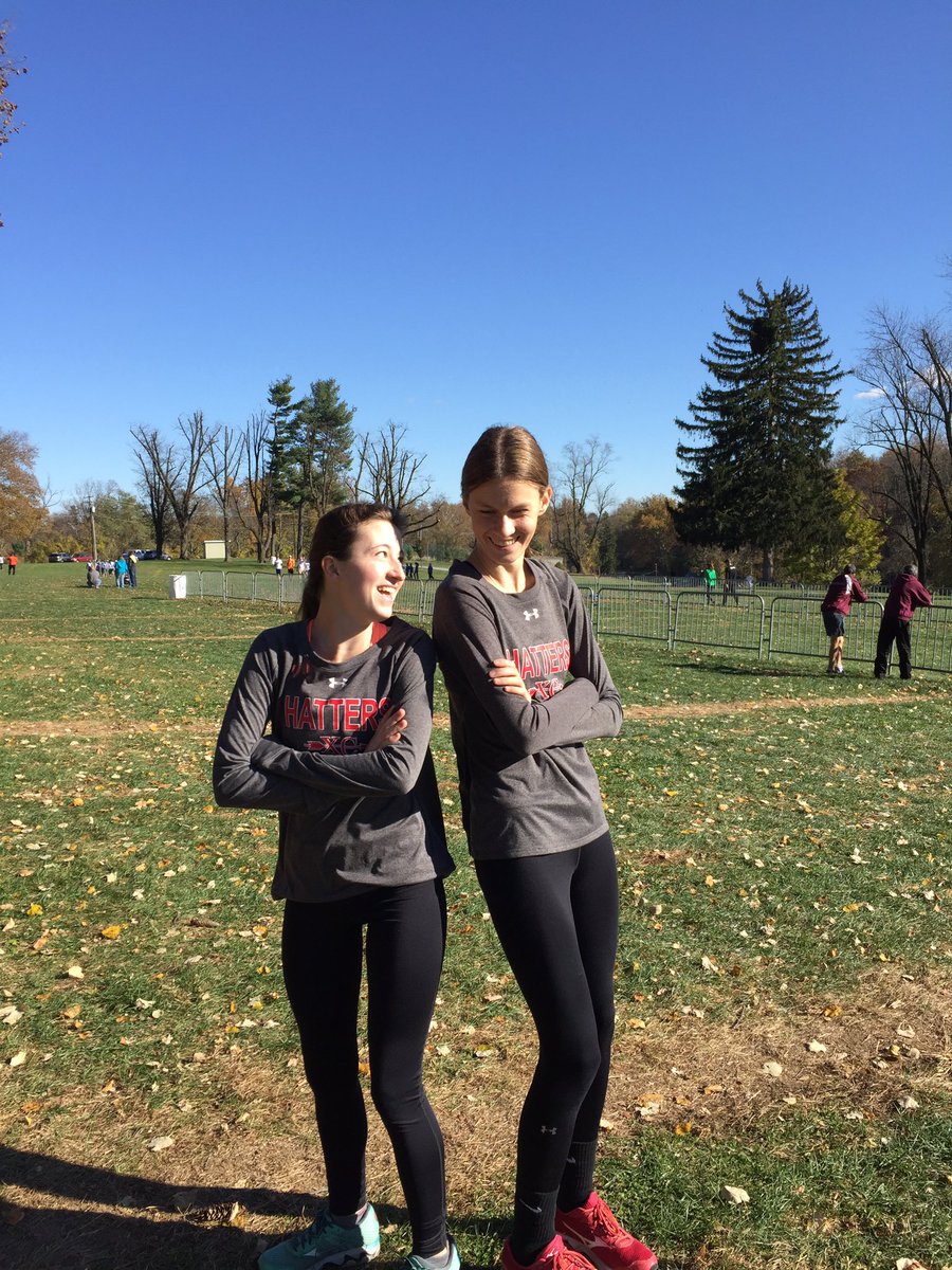 LadyHattersXC's tweet photo. We made it!!! #PAstatesXC #hhxc #hatterpride #livingthelife https://t.co/rURSSADv30