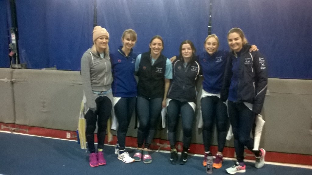 Girls on fire in heats setting New British Record, 3000m relay. @NISA_iceskating @eis2win <a href="/uk_sport/">UK Sport</a> <a href="/Nat_Ice_Centre/">National Ice Centre</a>