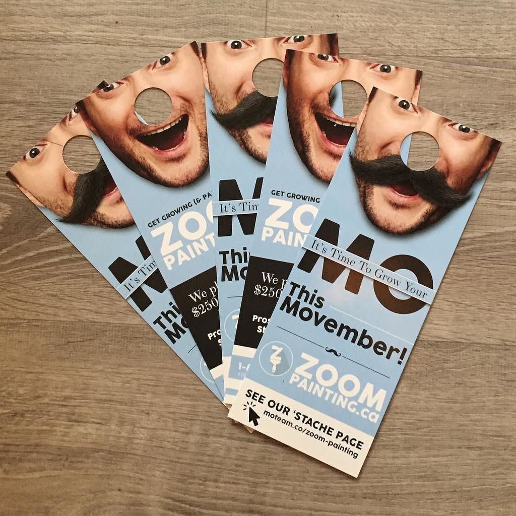 ZoomPainting's tweet photo. New door-hangers going out, check your front doors!  Love the fun design from @fellowmedia https://t.co/glcrAmJuPr https://t.co/ABbaNDiazN