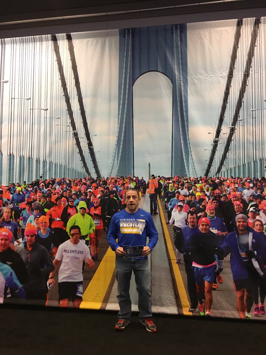 ptoc134's tweet photo. Checked in and ready for Sunday #tcsnycmarathon and boys set for the #dashtothefinish tomorrow https://t.co/BkojQ0vbEQ