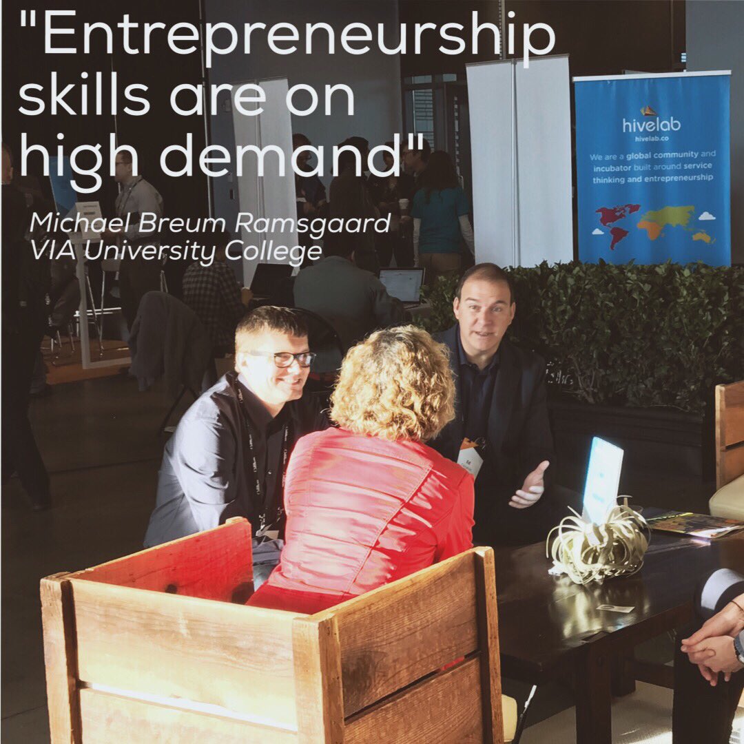 #Entrepreneurship is at the core of our 10-weeks program. 80% of attendees are employees focused on career impact -> Hivelab.co