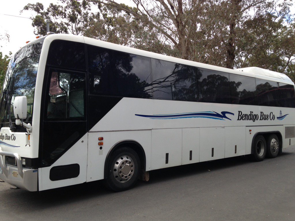 ado_bee's tweet photo. #eltham #refugees bendigo bus co - the chosen transport of racists and bigots https://t.co/JoyxpPMpQj