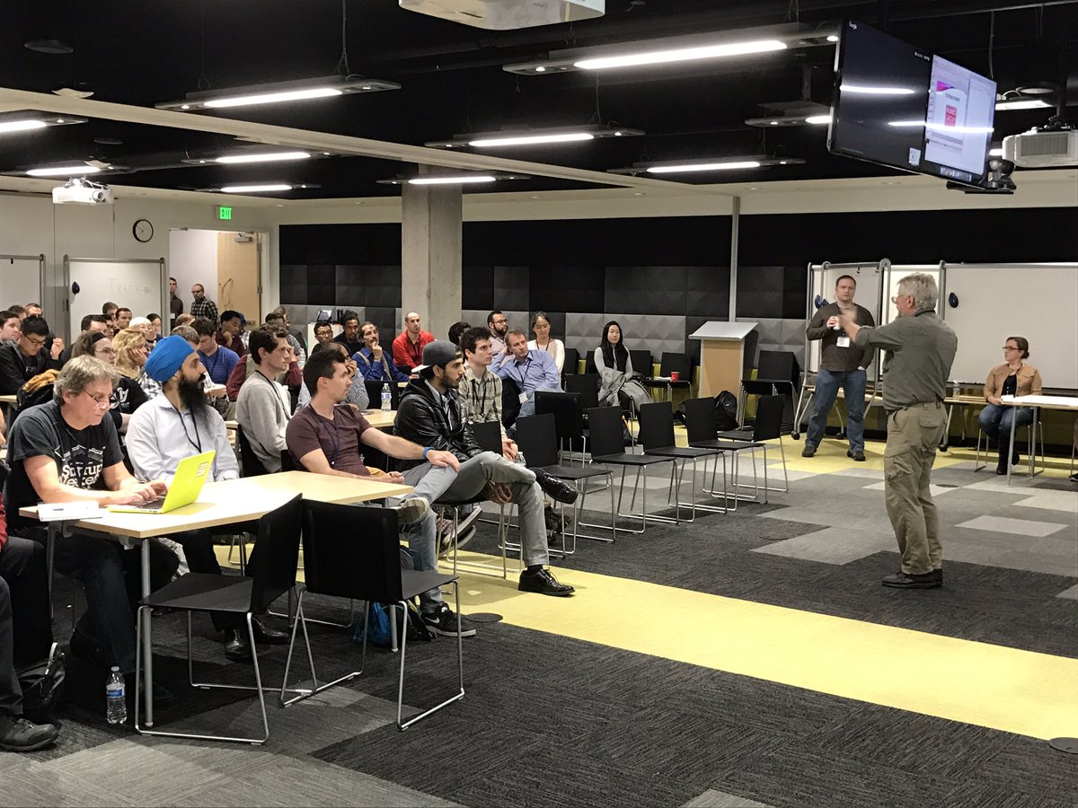 Webtellect's tweet photo. Lean Startup, Master Facilitator - John doing what he does best!  @sechrest @Webtellect @KirklandStartup @SmartCity_CoE https://t.co/MGjibfpNpB