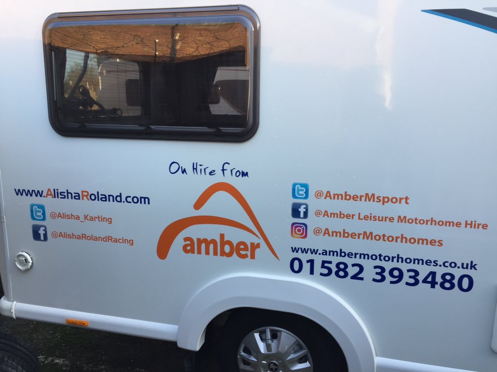 ambermsport's tweet photo. Anyone @kartpfi this weekend thinking of #renting #Motorhome we have 2 models in paddock #4berth #6 berth come over &amp; take a look #AR10 https://t.co/OjAqG7IFNo