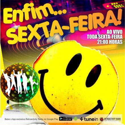 ON AIR: ENFIM... SEXTA-FEIRA (LIVE)
streaming07.hstbr.net/player/retroac…
Free Download Retroactivity Radio App on Google Play and TuneIn.