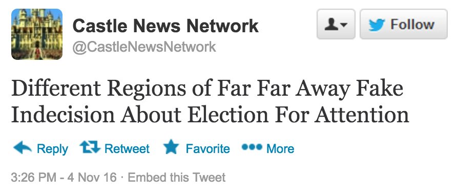 Shrek For President tweet media