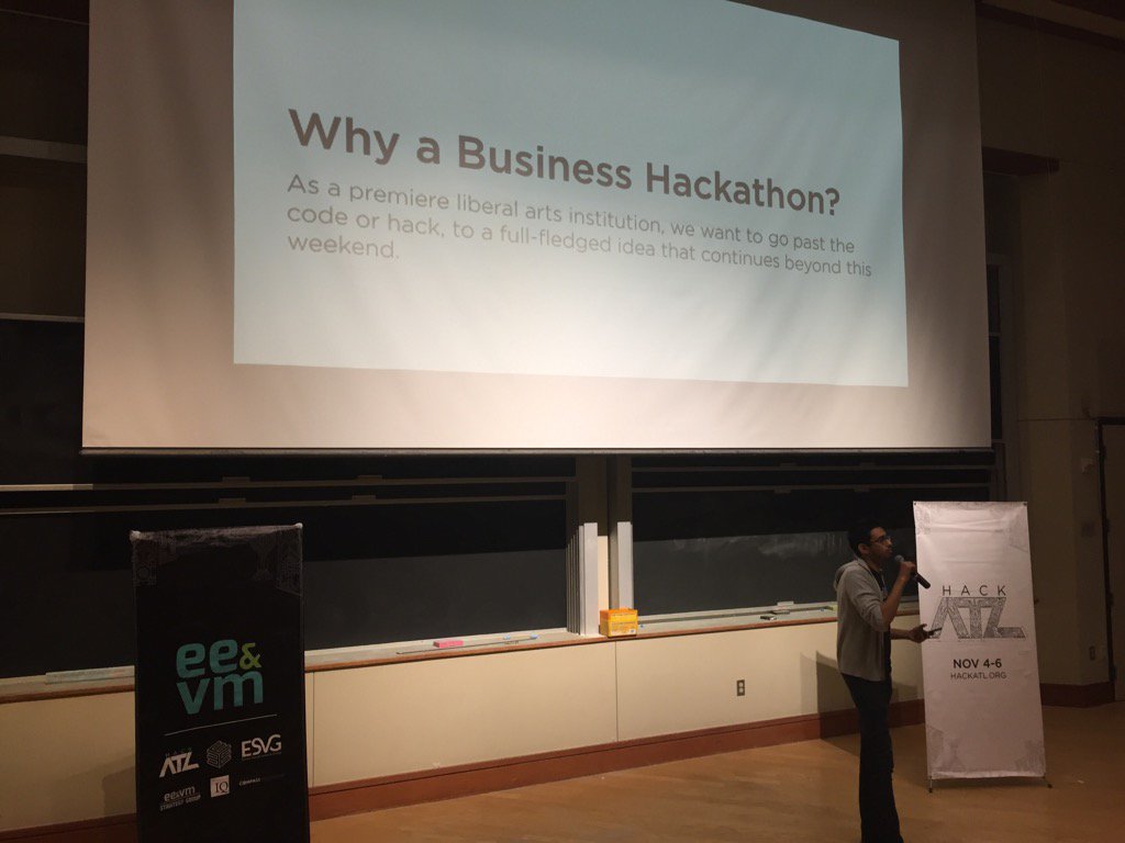 pantherhackers's tweet image. And it begins... #hackATL