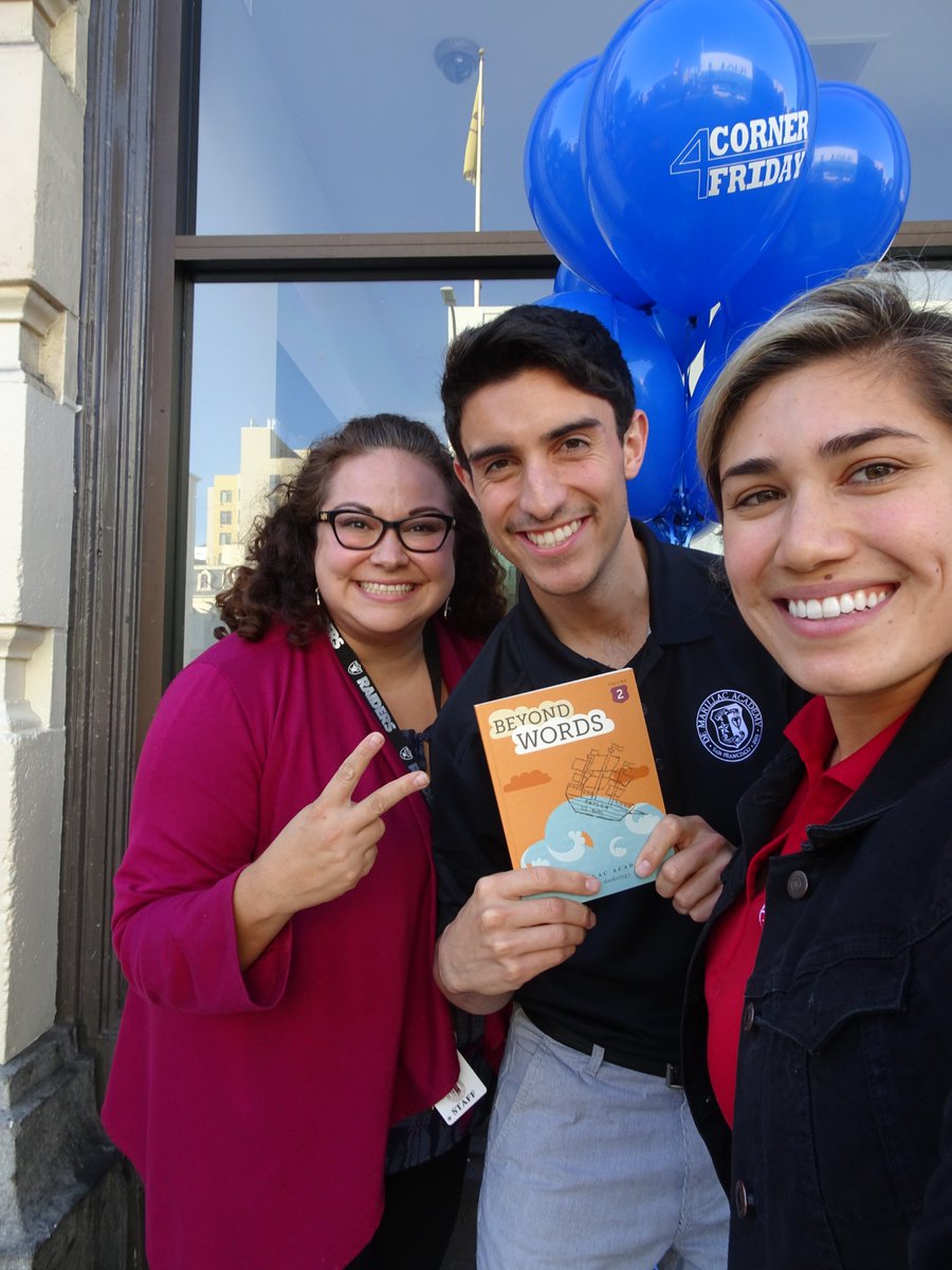 DeMarillacSF's tweet photo. Student Poetry in the #TL for #4cornerfriday! #tenderloinsf #bayarea #nonprofit #philanthropy #give #spreadlove #uplift #TGIF #poetry https://t.co/69hIegZEmv
