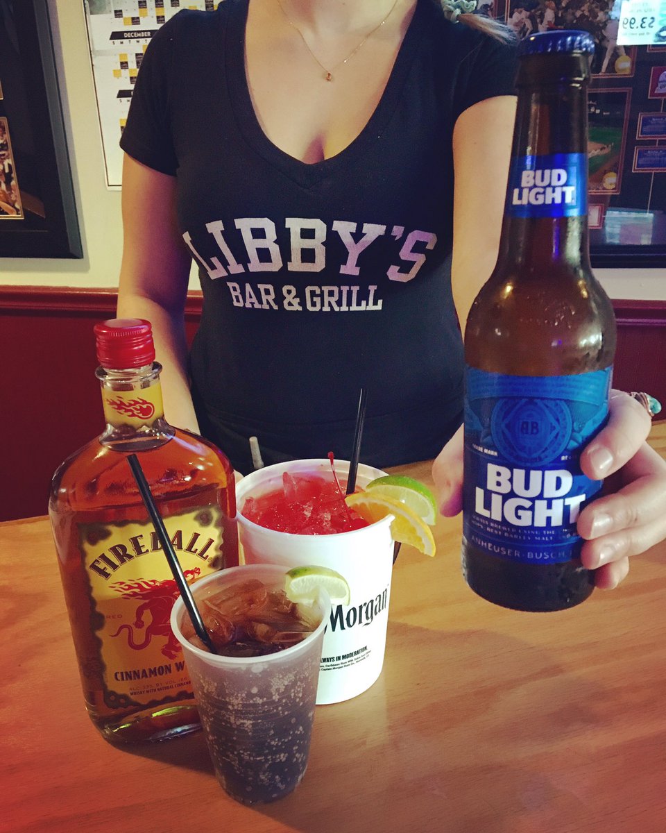 LibbysBar's tweet photo. It's 2-3-4-5 Friday starting @ 8pm!
| $2 Bud & Bud Light bottles | $3 well drinks | $4 Fireball shots | $5 Rum Buckets |
#libbysbar #tgif https://t.co/NzrRNqRdXs