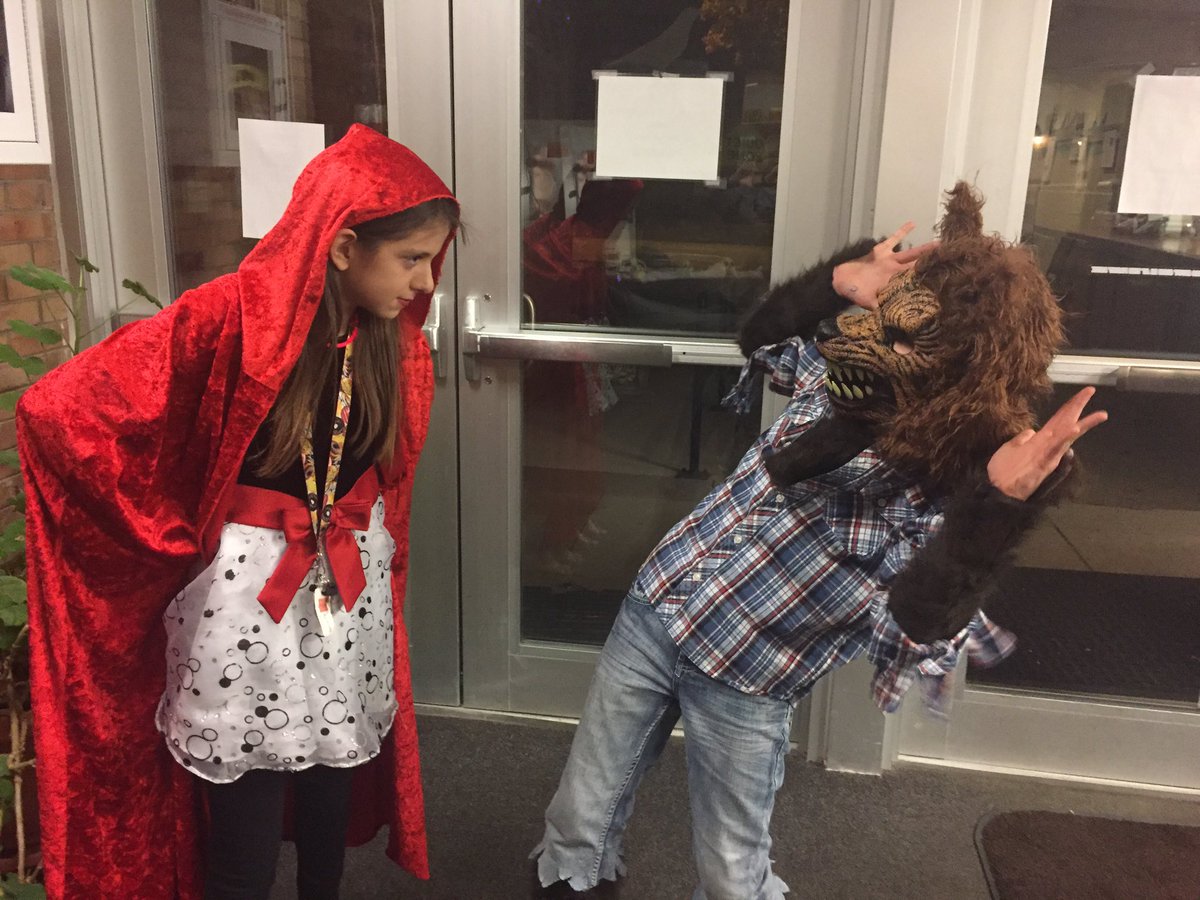 ICMS_Ravens's tweet photo. @ICMS_Ravens are Post-Halloween dancing and Lil Red is showing Big Bad Wolf who's boss! #yougogirl #lilredrocks https://t.co/r7hoI0A1fj
