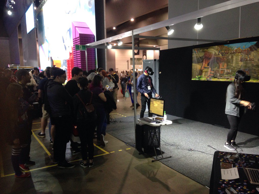 Hectic times at the <a href="/townshiptale/">A Township Tale</a> booth!