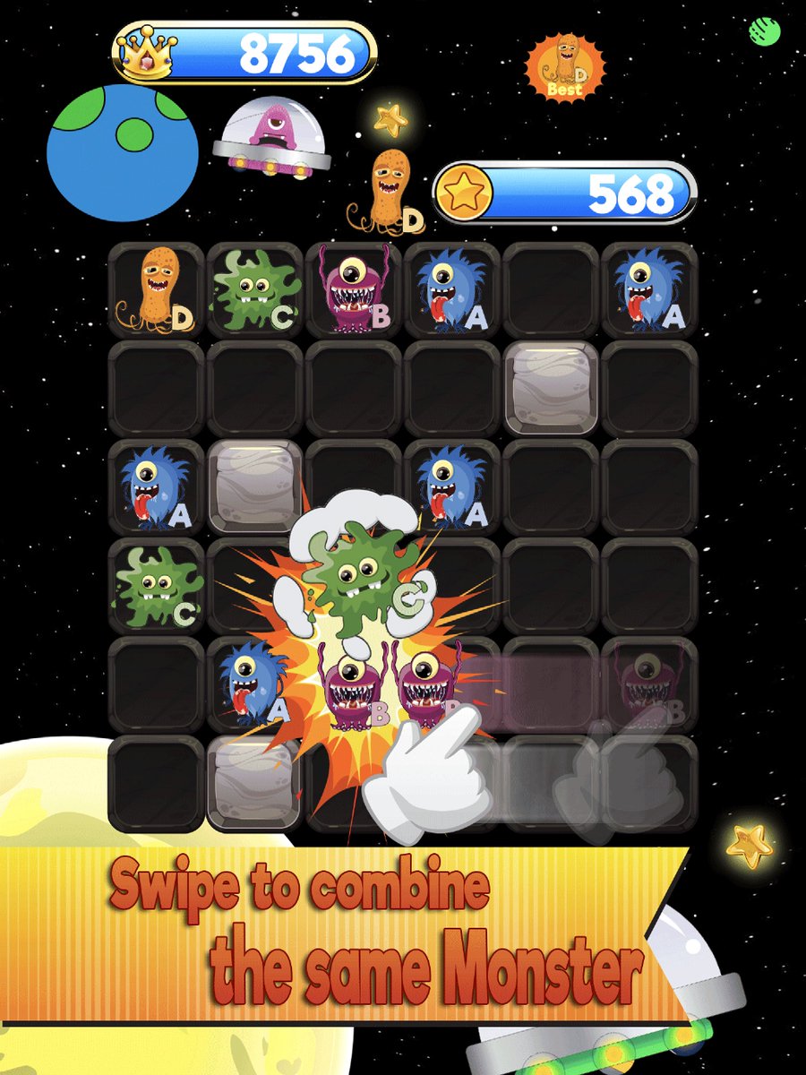 akeapps's tweet image. Monster Mix Evolution is a Swipe-and-Evolve Puzzle Game.
Download for FREE (iOS) goo.gl/xLsrHf
#MatchTwo #Puzzle #Boardgame #Gems