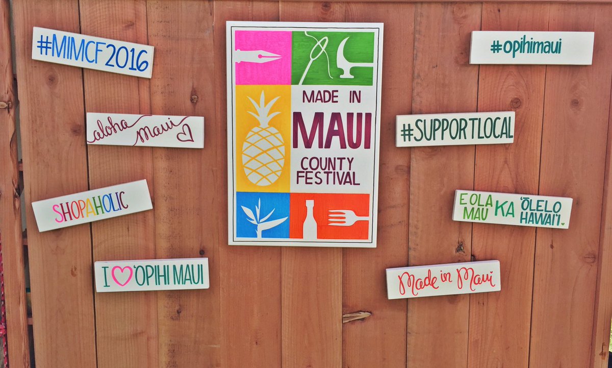 MauiCtyMadeFest's tweet photo. If you're not already here we hope to see you soon! Otherwise see you in the morning #MIMCF2016 https://t.co/MRsBeKRpRH