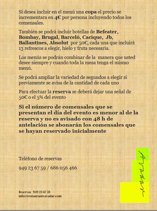 RestAvadar's tweet photo. Menús Navidad 2016 https://t.co/3NiNR1FXBp