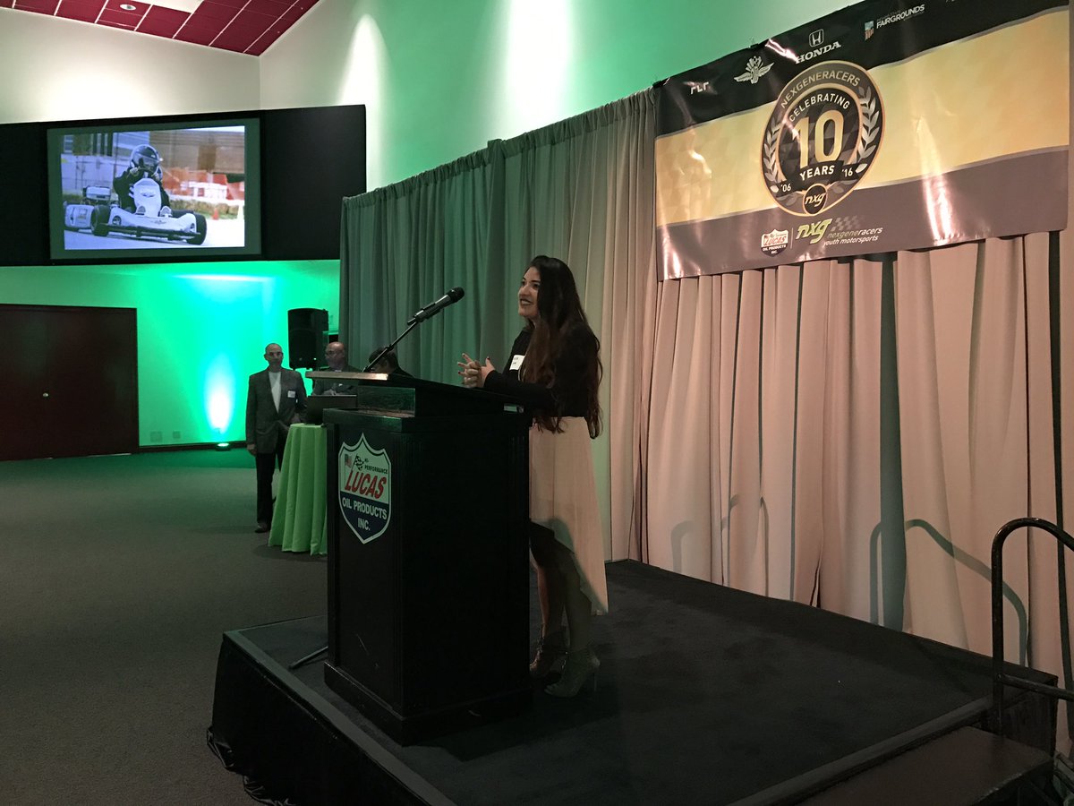 CandiceWTSP's tweet photo. Some inspirational speakers tonight at #NexGeneracers 10th anniversary party #NXG #LucasOilEstate https://t.co/BD1e9xxBbv