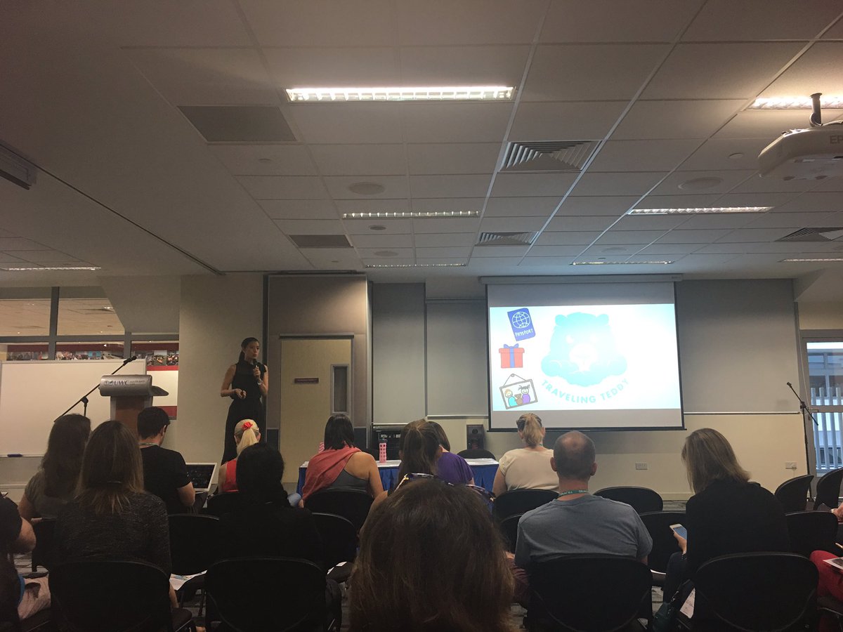 Kicking off Empowering K-5 Learning conference. <a href="/PanaAsavavatana/">Pana Asavavatana</a> how to start coding with younger students #iPadK5
