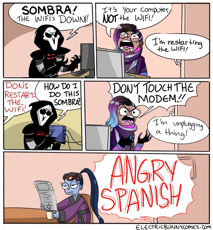 DingoDoodles's tweet image. electricbunnycomics.com/View/Comic/177…
I had to make this as soon as I hear about the release of #sombra for #Overwatch . #comics #comedy #FanArtFriday