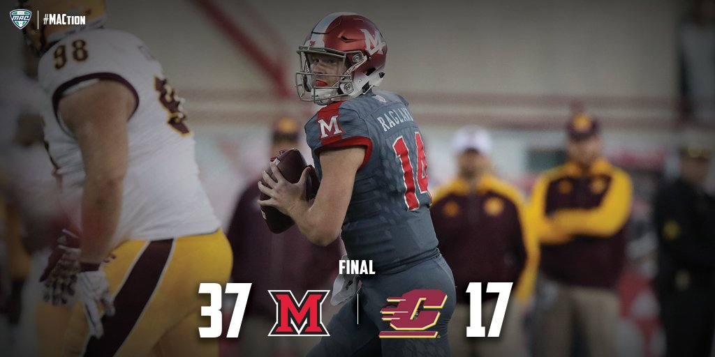 MACSports's tweet photo. How bout them RedHawks!? 

Miami wins fourth consecutive game for the first time since 2010. #RiseUpRedHawks #MACtion https://t.co/ohJwQekRFq