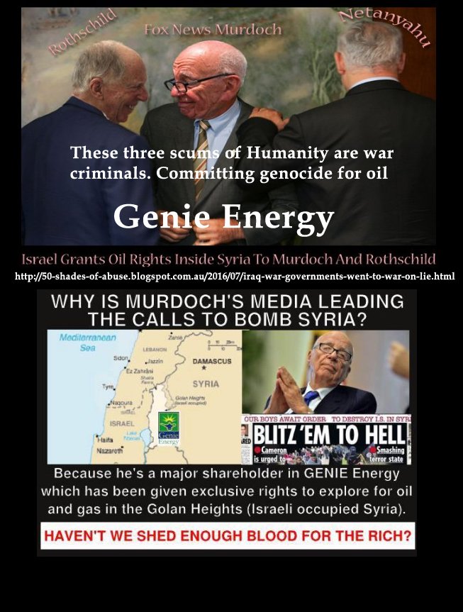 Guardians_Dio's tweet photo. Genie Energy #Syria #IraqWar #RupertMudoch company directors linked to #ClintonFoundation #NSA #Potus https://t.co/vlrZvRxmL2 https://t.co/5NapZlmlyJ