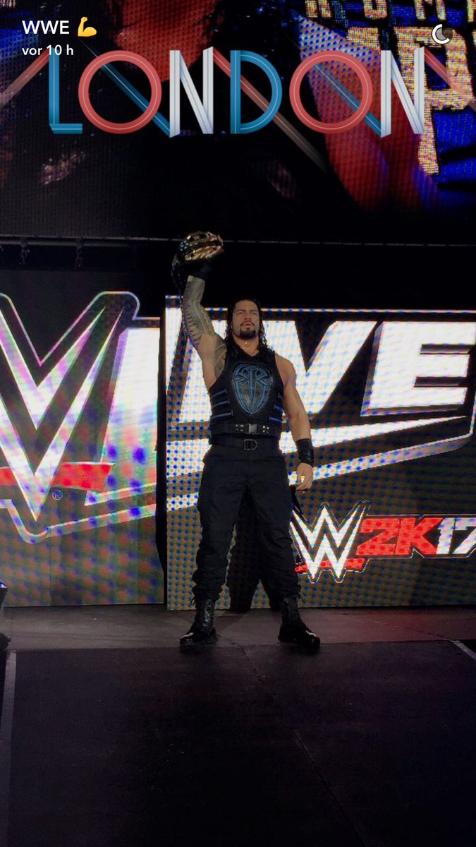 OneVsAll_'s tweet photo. from WWE's Snapchat #RomanReigns #WWELondon https://t.co/fBYBPGlzz6