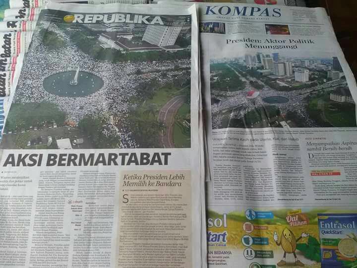 Ternyata Beda pemilik jadi beda judul, kemarin itu aksi masa terbesar dalam sejarah Indonesia