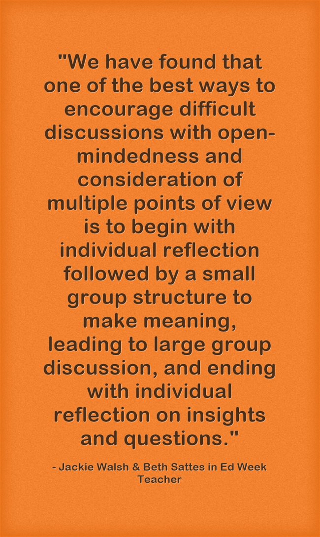 Larryferlazzo's tweet photo. 'Controversial Topics Should not be Avoided' in School w/ @bethsats @Question2Think in Ed Wk https://t.co/ZzMWfxJ3Od https://t.co/CRirOa6qrE