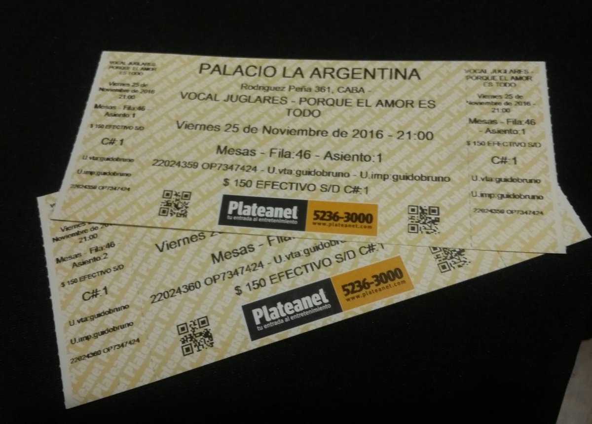 ManuTransporte's tweet photo. Delivery de @avjuglares #PorqueElAmorEsTodo
Vier 25-11-16 @PalacioLaArg 21hs https://t.co/JMncYcHJiC