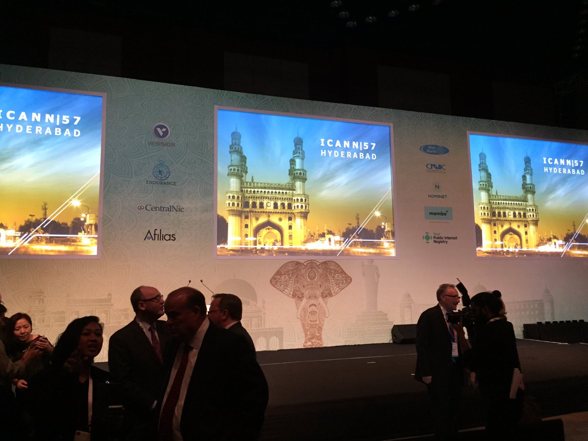 ICANNCIIO's tweet photo. ICANN57 in Hyderabad, India is off to a good start. 3,000+ total registered thus far. 1,300+ registered from India. https://t.co/j3uX6DE8QU